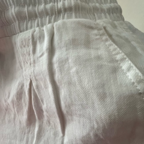 Linen and Cotton White Pants - Picture 7 of 16